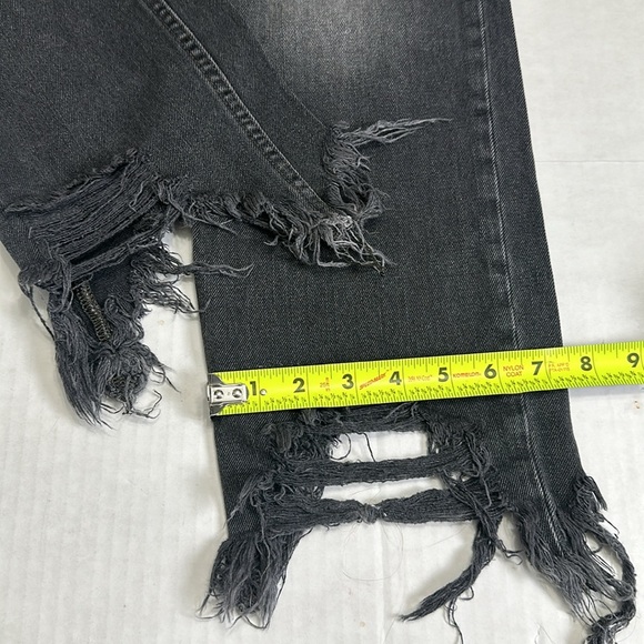 Free People We The Free Womens Size 29 Mid Rise Button Fly Fringe Denim Jeans - Picture 13 of 13